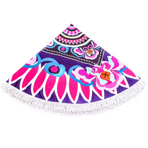 DSB200J Custom Microfiber Round Beach Mat Towel