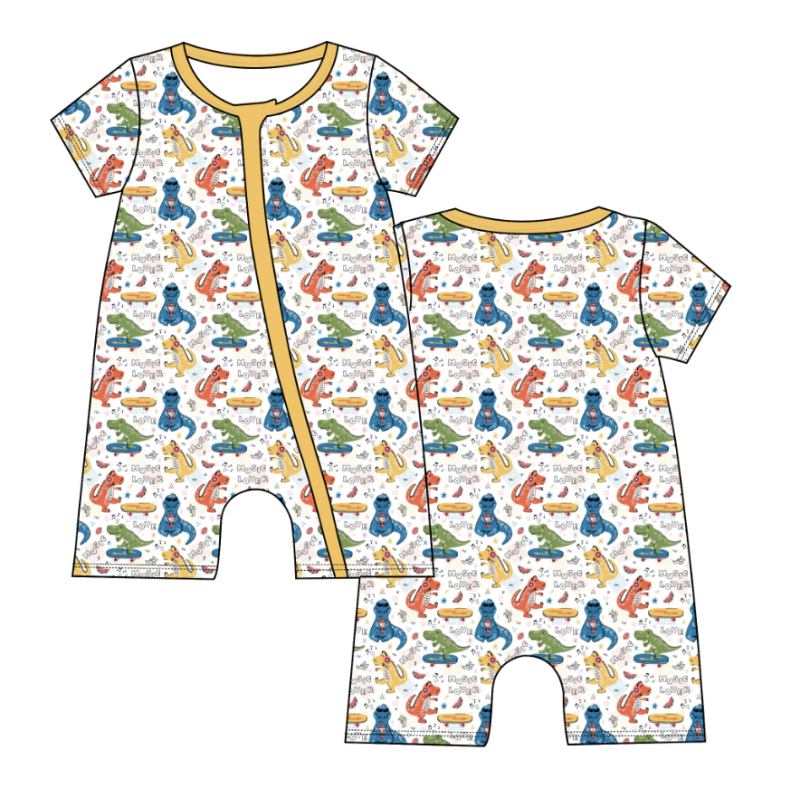 BC021 Sewing Bamboo Cotton Shortie Romper With Your Own Designs 